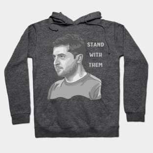 Volodymyr Zelensky Portrait Hoodie